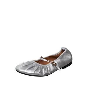 NEW ANTELOPE women's mila mary jane flats in silver